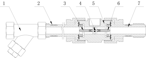 涡轮流量计结构图